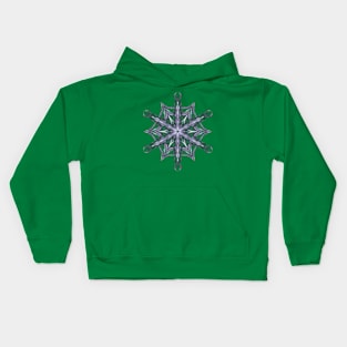 Silver Forest Flakes Kids Hoodie